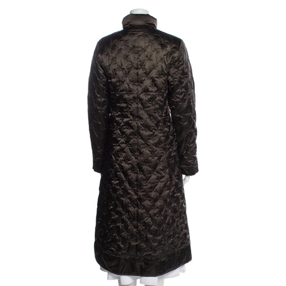 Brown vintage moncler long puffer coat - Picture 2 of 4